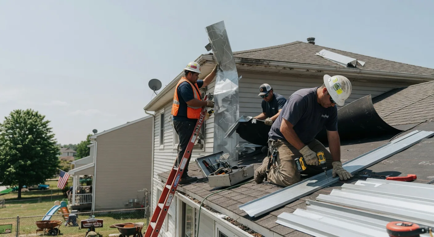 Metal Roof Repair in Woodland, IL